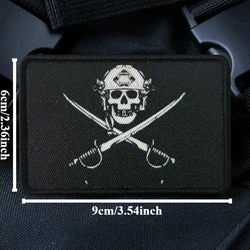 Parche táctico Reaper calavera gancho y bucle – insignia militar moral