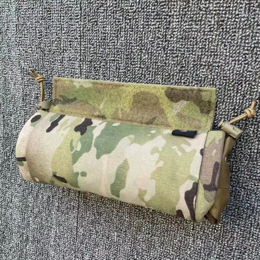 Paquete de accesorios de chaleco táctico, Rollo colgante, paquete médico, Camuflaje Mc - imagen 3
