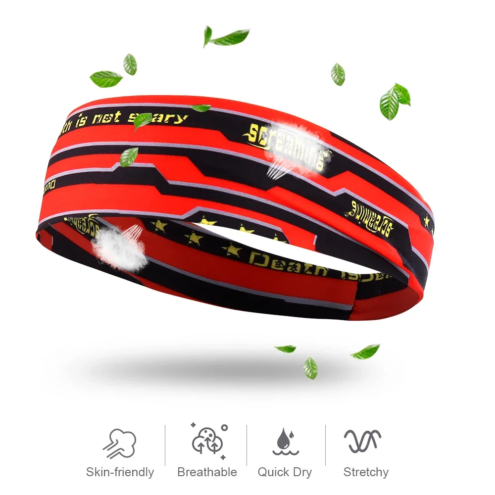 Diadema gótica con calavera, banda para el sudor aterradora, vendaje para el sudor, banda para el pelo deportiva para la cabeza, entrenamiento, tenis, Fitness, Jog, baloncesto, correr, mujeres y hombres - imagen 5