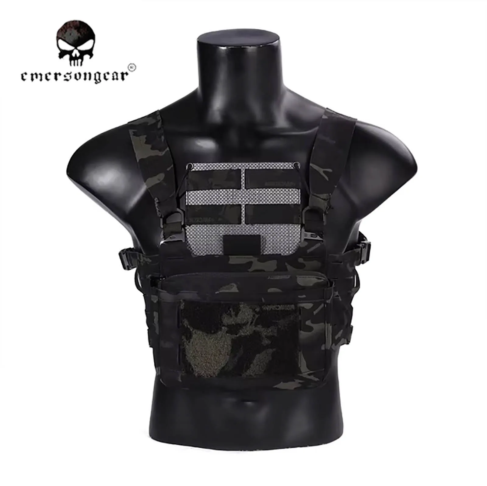 Emersongear-Juego de plataforma de pecho estilo FRO táctico, bolsa para revistas, bolsa Mag para caza, Panel de senderismo, combate deportivo - imagen 3