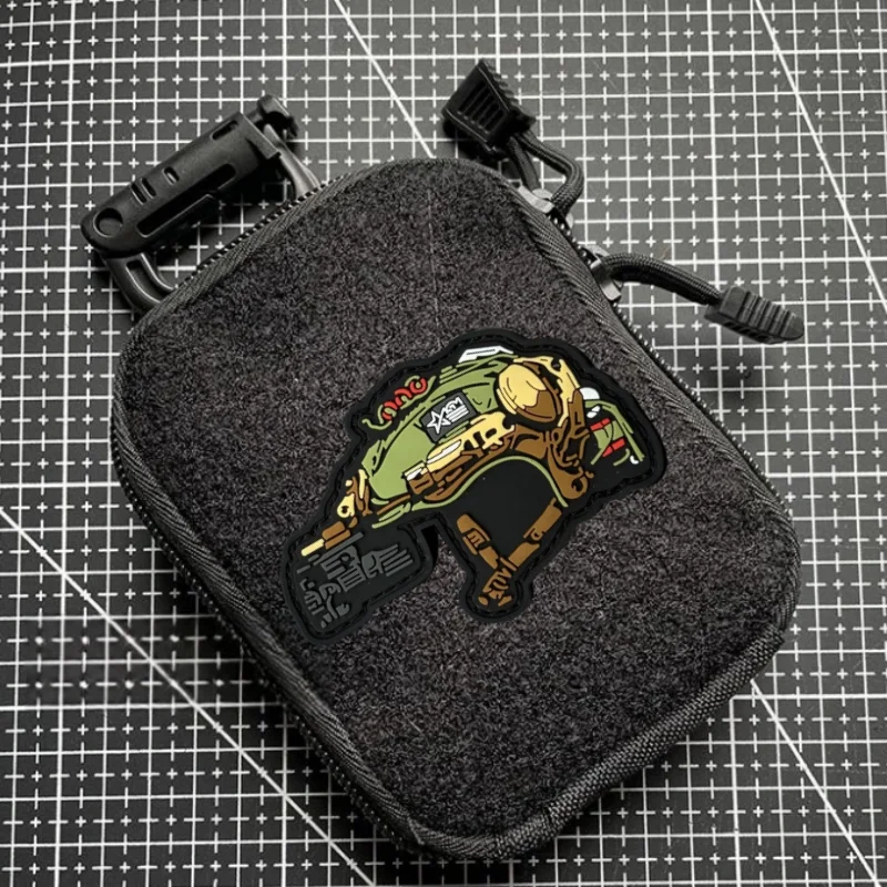 Parche para casco táctico, insignia de moral militar, gancho y bucle de PVC, mochila, ropa, accesorios decorativos, pegatina, brazalete - imagen 3