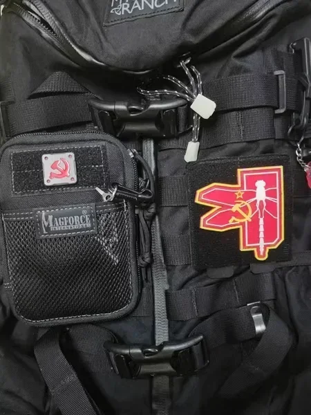 Parches de camuflaje táctico, insignia de moral MC, réplica de emblema de escorpión, pegatina de mochila, libélula, 3D, PVC, gancho y bucle - imagen 4