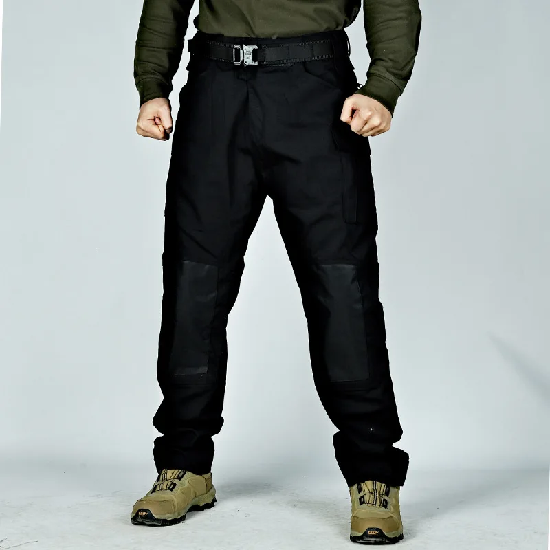 Pantalones militares de carga tácticos para hombre, pantalones de entrenamiento del ejército con múltiples bolsillos, pantalones impermeables resistentes al desgaste, pantalones informales de senderismo para hombre - imagen 5