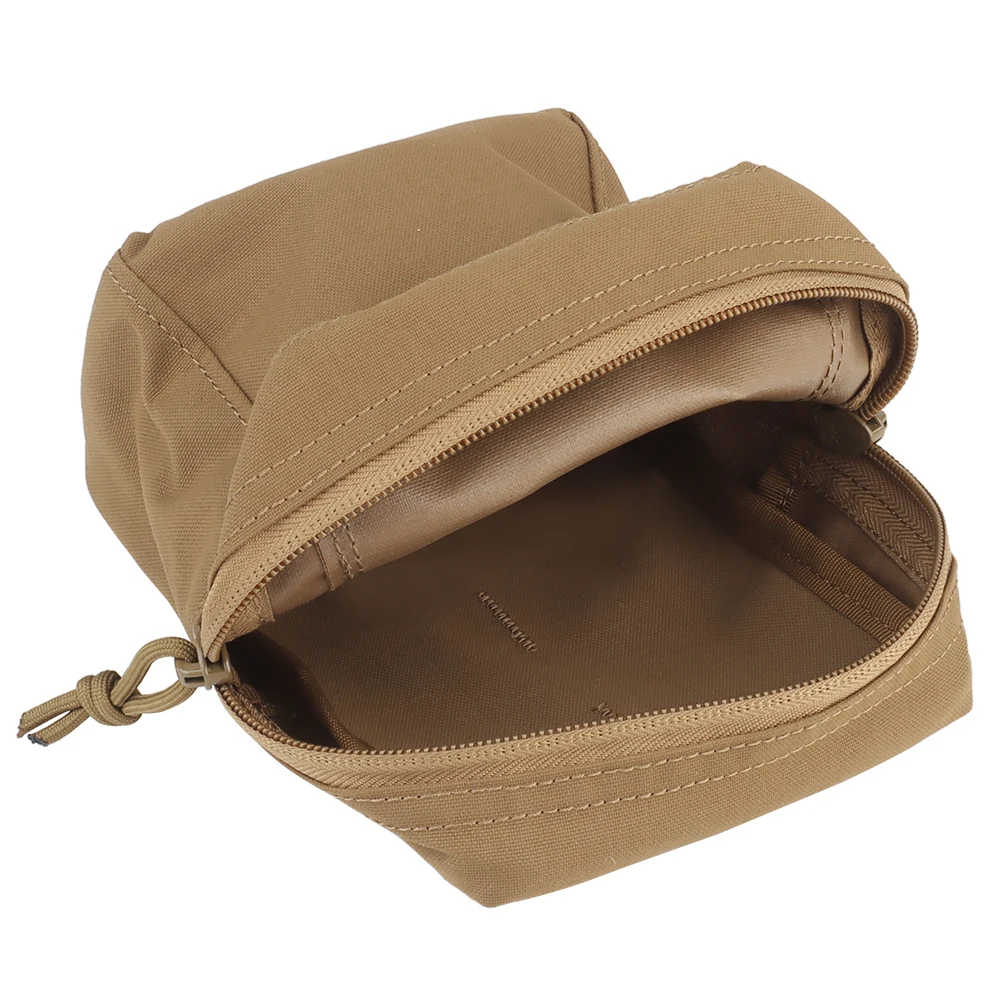 Bolsa de comestibles ligera con cremallera montada en MOLLE, bolsa de almacenamiento de gran capacidad para caza al aire libre - imagen 5