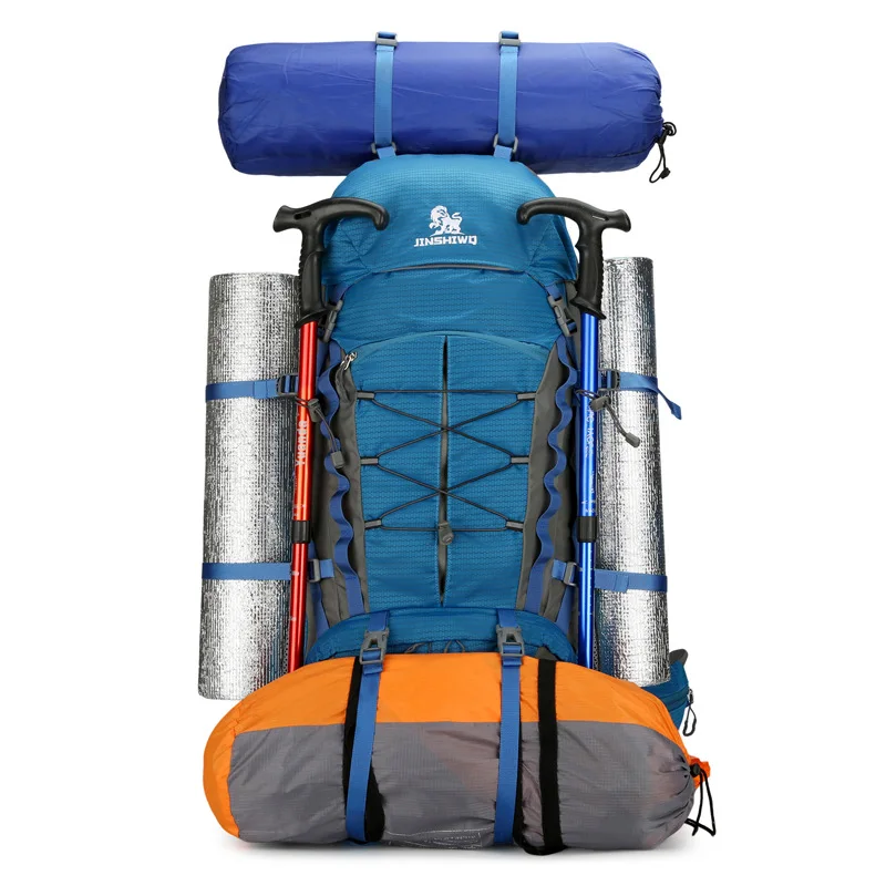 Mochila de Camping de 80L, bolsa de viaje para senderismo y montañismo, escalada al aire libre, equipaje de senderismo, mochila grande de almacenamiento deportivo - imagen 2