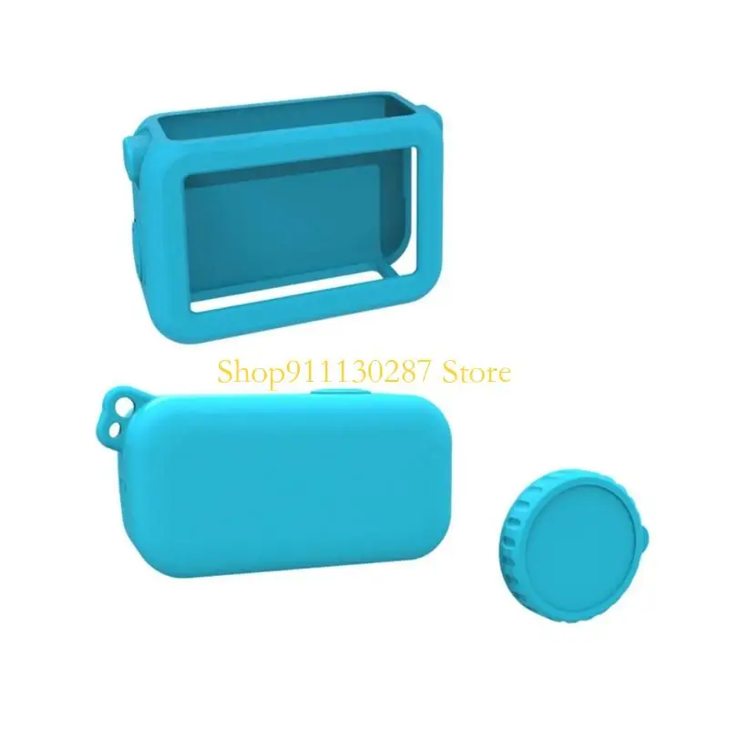 Cubierta protectora silicona J1HC para cuerpo cámara acción con tapa lente diseño resistente a arañazos - imagen 5