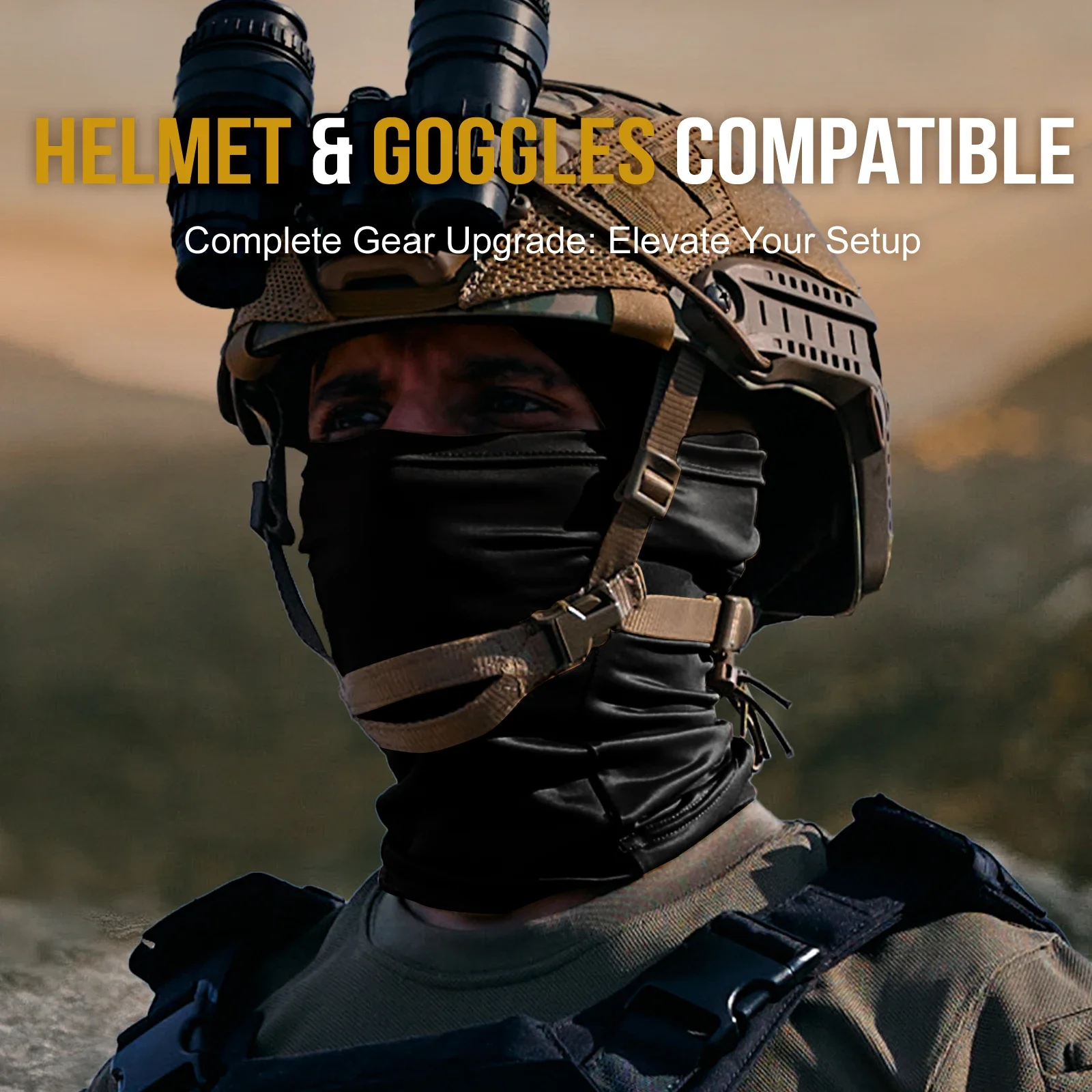ONETIGRIS pasamontañas táctico camuflaje ciclismo caza Airsoft - imagen 5