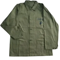 Chaqueta HBT WWII US Navy Marine Corps – Réplica softshell para hombre