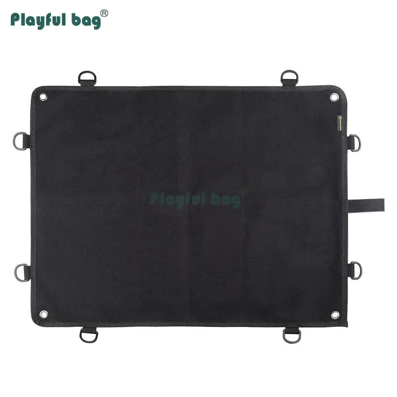 Parche táctico de tela de almacenamiento, brazalete de abanico militar, cartel de exhibición de colección, colgante de pared, fácil de plegar, AVA177 - imagen 3