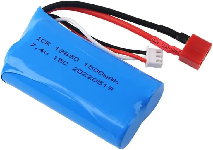 Batería li-po 15C 7,4 V 1500mAh para Wltoys 12428 12423 coche de juguete RC SCY-16201PRO SCY-16101PRO SCY-16103PRO SCY-16106 R/C coches camión - imagen 4