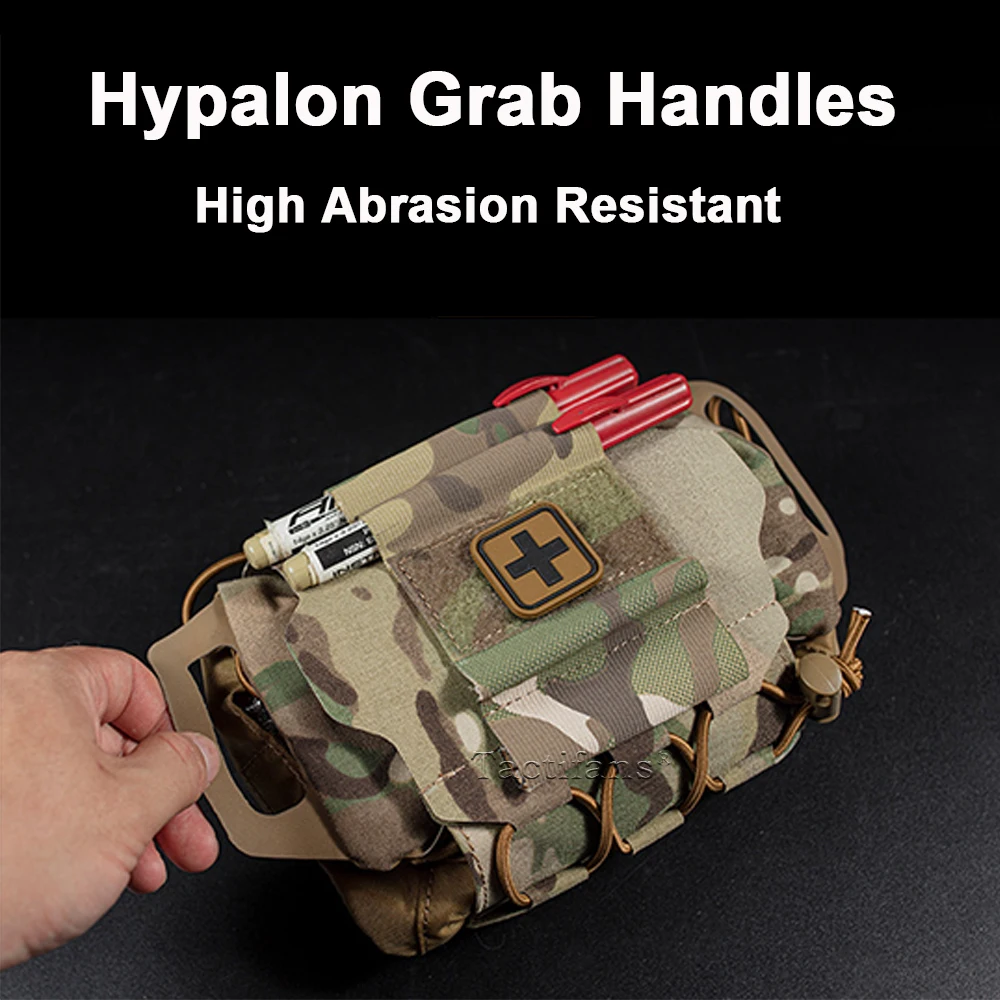 Kit de primeros auxilios táctico MOLLE, bolsa médica de alta capacidad, IFAK, bolsas de herramientas militares extraíbles, BP-87 - imagen 2