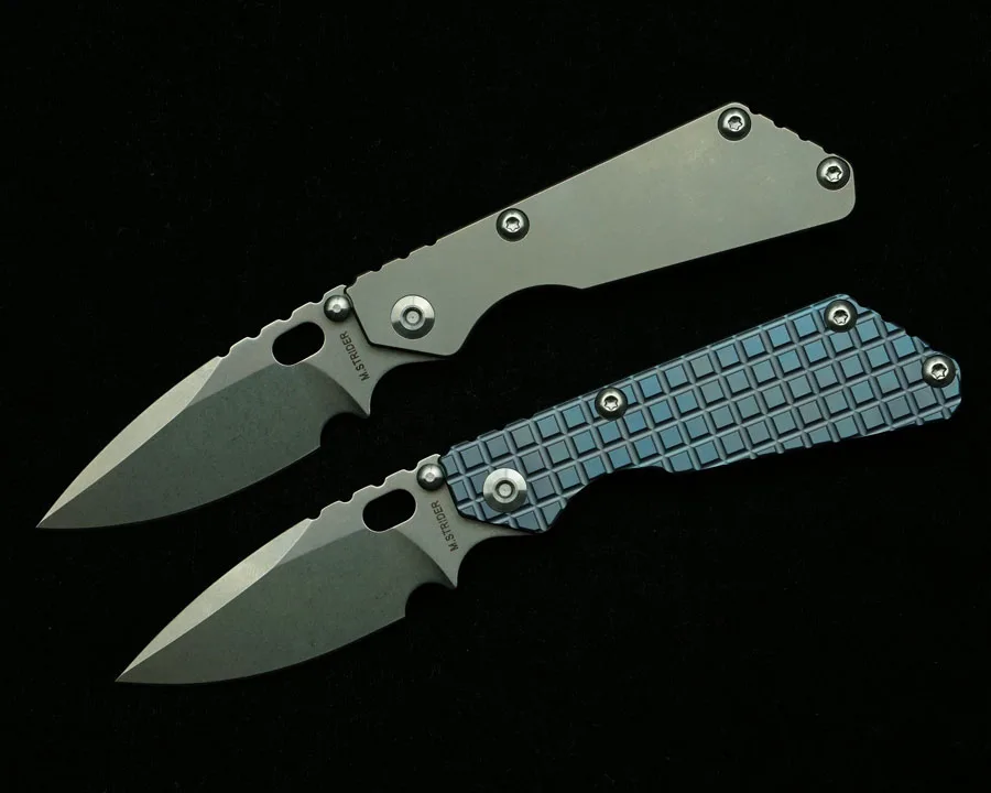 Cuchillo táctico plegable PT3 titanio CPM154 rodamiento cerámica EDC