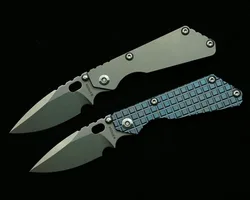 Cuchillo táctico plegable PT3 titanio CPM154 rodamiento cerámica EDC