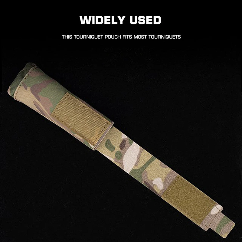 Bolsa de torniquete táctico, soporte TQ, Kit de supervivencia para traumatismos EMT, bolsa para linterna Molle, soporte para cuchillos, Kit de herramientas, bolsa para caza y Camping - imagen 4