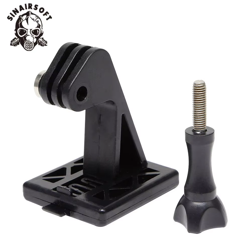 Adaptador de cámara para casco táctico, soporte ligero de nailon, portátil, Base de montaje fijo para cámara de teléfono móvil Gopro - imagen 5