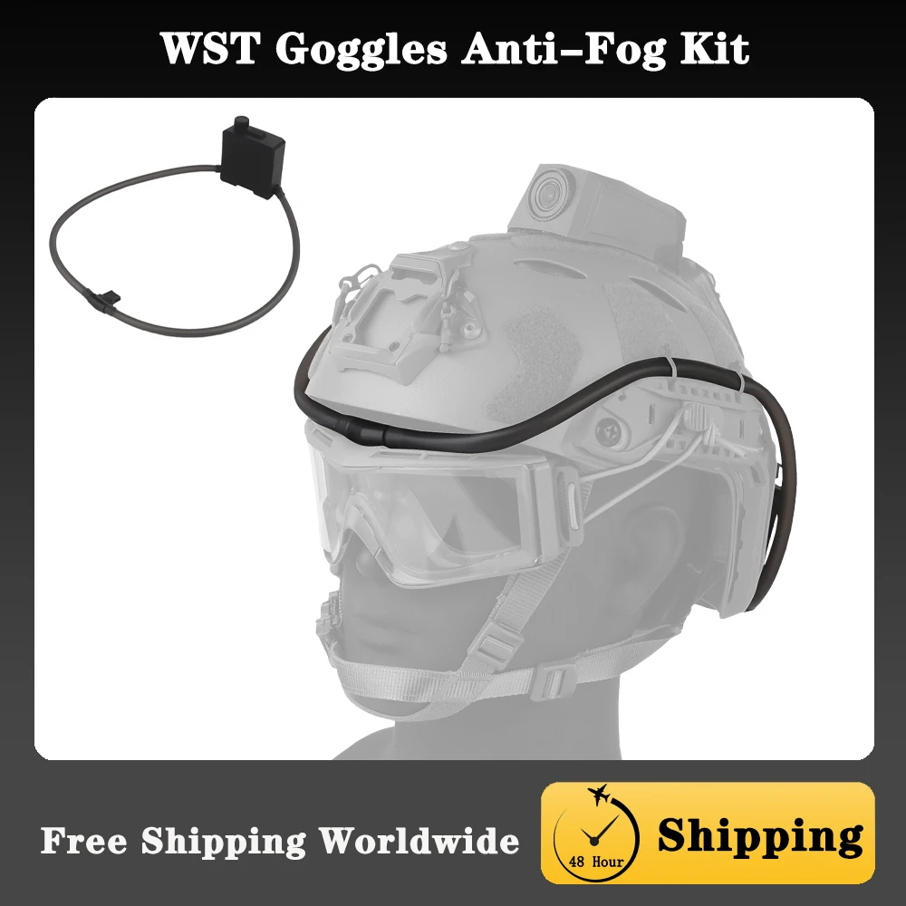 WST Desempañador eléctrico gafas tácticas – Ventilador antivaho casco - imagen 5