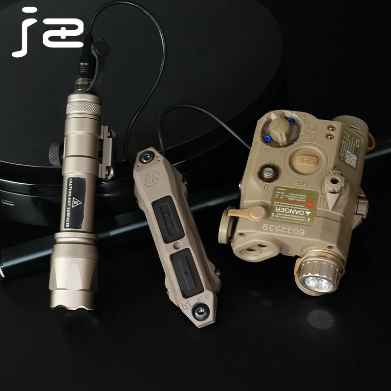 Linterna Airsoft M600C PEQ15, puntero láser, carril Picatinny táctico, láser rojo y verde/Láser IR/luz de relleno IR, juego de luces de explorador de 20MM - imagen 5