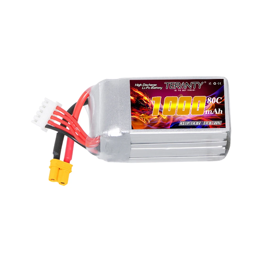 TERANTY Batería LiPo FPV 2S-6S 1000mAh 80C para cuadricóptero - imagen 4