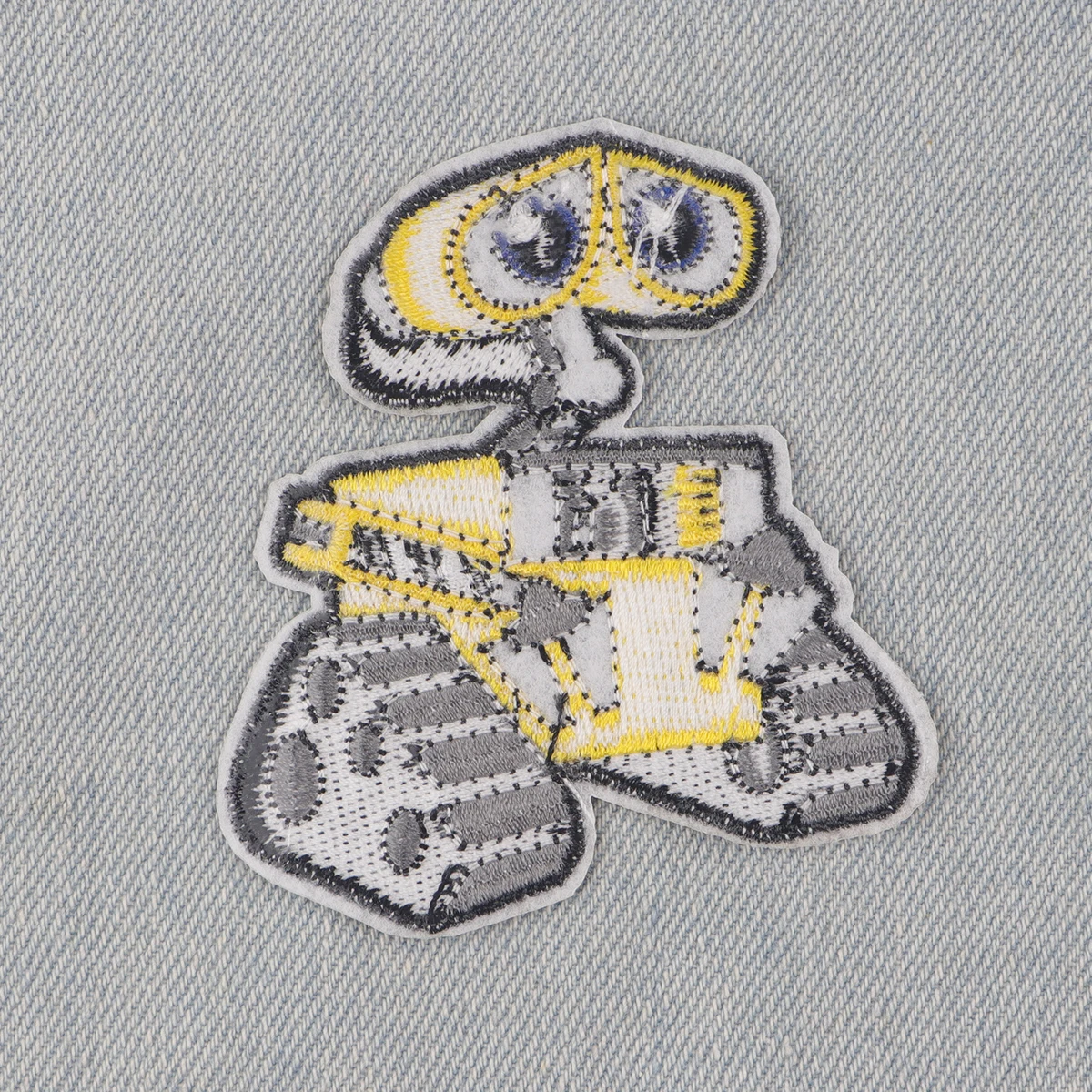 Parche bordado de dibujos animados, bonito parche de Robot, parches para planchar para ropa, parches termoadhesivos para ropa, insignias para chaqueta - imagen 5