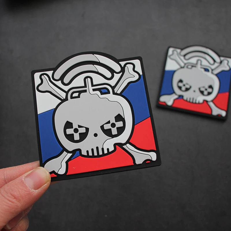 Accesorios para bolsa al aire libre, brazalete de moral para Dron ruso, bolsa cortavientos de PVC, pegatina, gancho para mochila, parche DIY - imagen 5