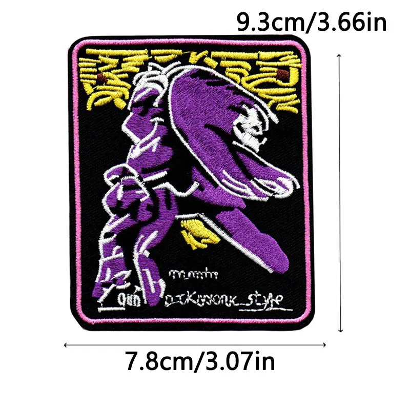 Parche bordado calavera Hippie para coser o planchar - imagen 3