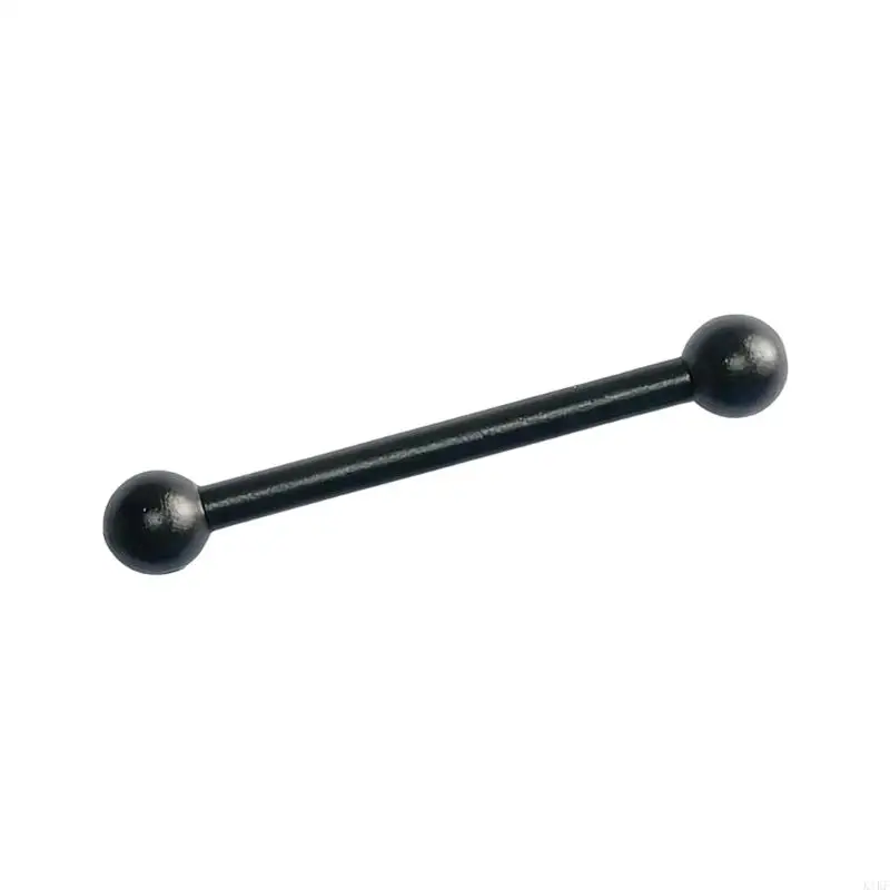 Brazo extensión con rótulas dobles de 17 mm en negro anodizado mate