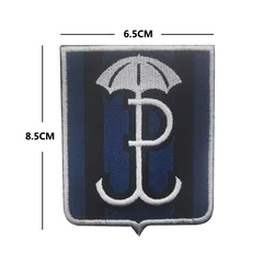 Parche bordado táctico GROM Polonia – Escudo fuerzas especiales