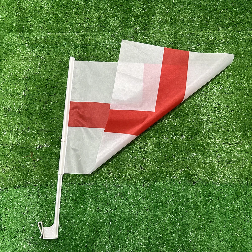 SKY FLAG Banderín coche Inglaterra con mástil plástico resistente - imagen 3