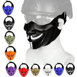Máscara táctica media cara para Paintball y Airsoft
