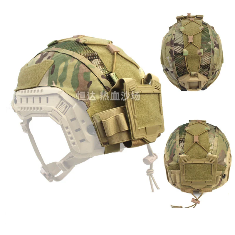 Funda táctica para casco NVG, bolsa para batería, bolsa de equilibrio de peso, soporte elástico para batería para casco táctico rápido - imagen 3
