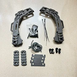 Componentes del sistema ferroviario específico para casco FMA EX BALLISTIC versión 3.0