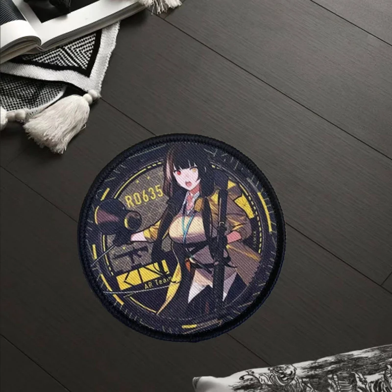 Parche táctico "Maiden Front", insignia de moral militar, gancho y bucle estampado, mochila militar, ropa, pegatina decorativa, brazalete - imagen 4