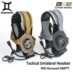 WADSN Bowman Evo III auriculares tácticos Z113 U94 PTT Kenwood Motorola Baofeng UV-5R Radio Walkie Talkie auriculares de comunicación