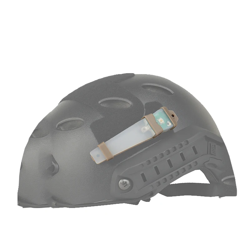 Luces tácticas para casco, marcadores de señal de supervivencia, luces estroboscópicas, usadas para caza, equitación, juegos de guerra CS, supervivencia en la naturaleza - imagen 3