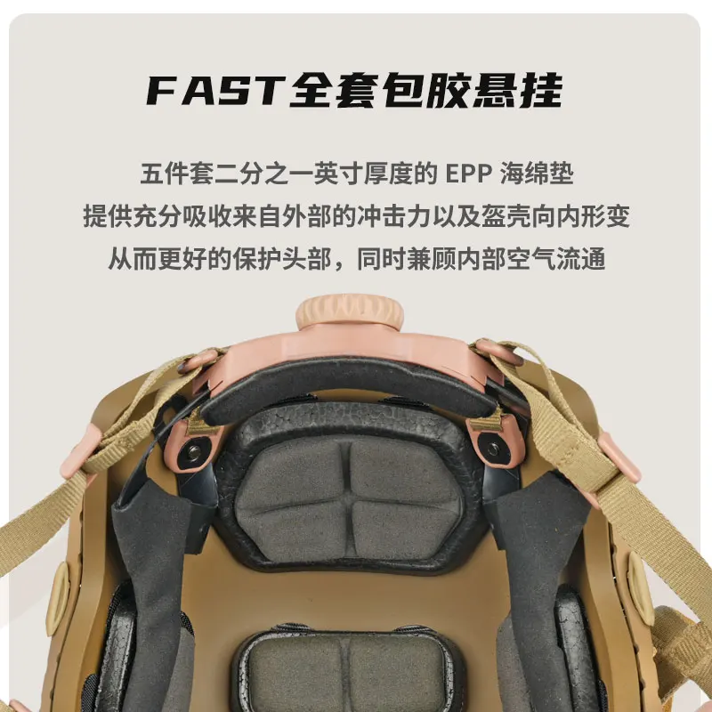 Nuevo casco de combate ECH versión de acción de fibra de vidrio de corte alto MICH2001 casco protector ABS - imagen 5