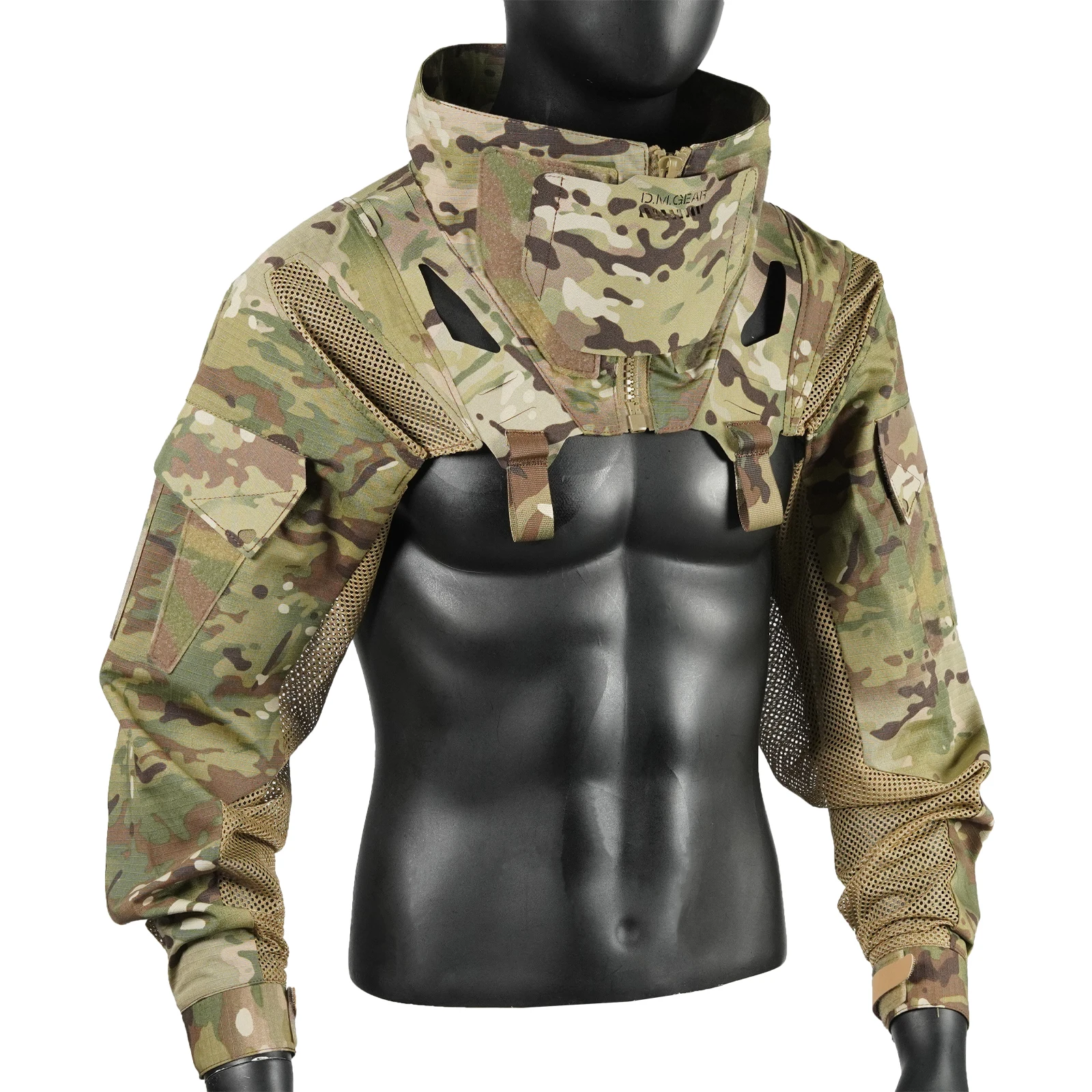 DMGear chaqueta táctica ropa de camuflaje trajes originales transpirables cómodas bolsas de pecho tácticas compatibles - imagen 2