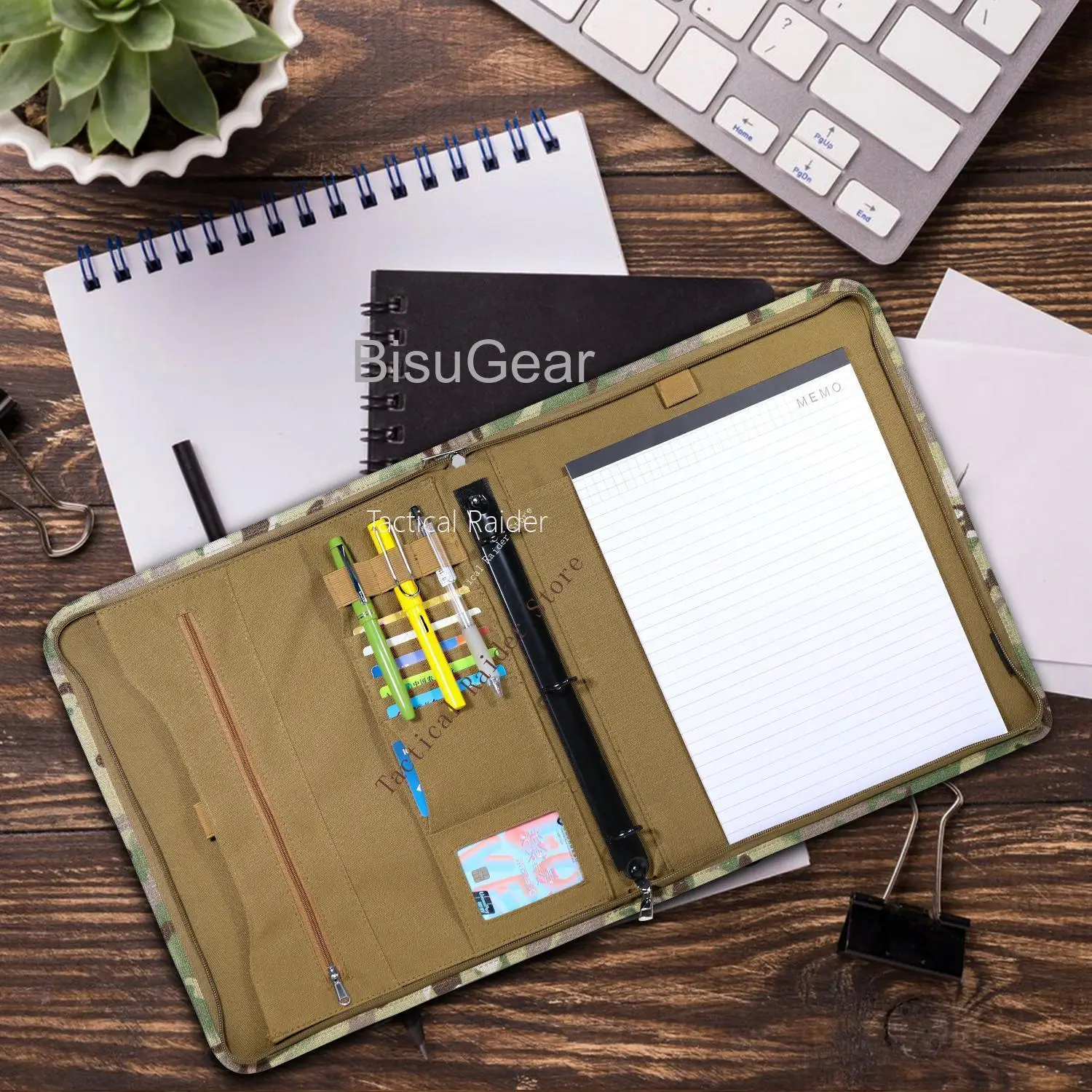 Diario táctico al aire libre A4 cuaderno de hojas sueltas diario desmontable conjunto de diario A5 - imagen 5