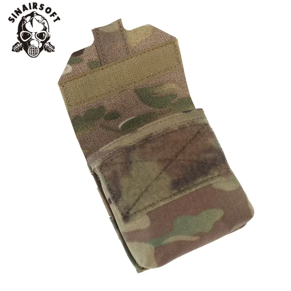 SINAIRSOFT-Mini bolsa táctica Molle IFAK GP, bolsa de utilidad para linterna, tapones para los oídos, equipo EDC, accesorios de caza al aire libre - imagen 4