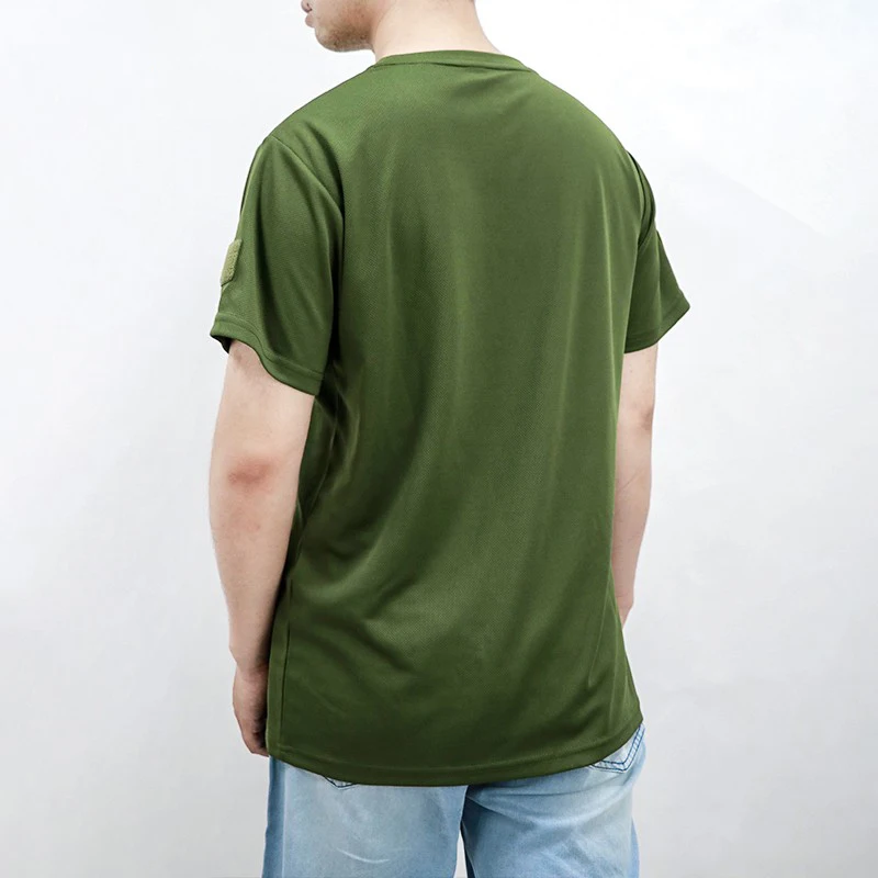 Camiseta táctica de ventilador militar ruso fuerzas especiales secado rápido fitness manga corta transpirable - imagen 4