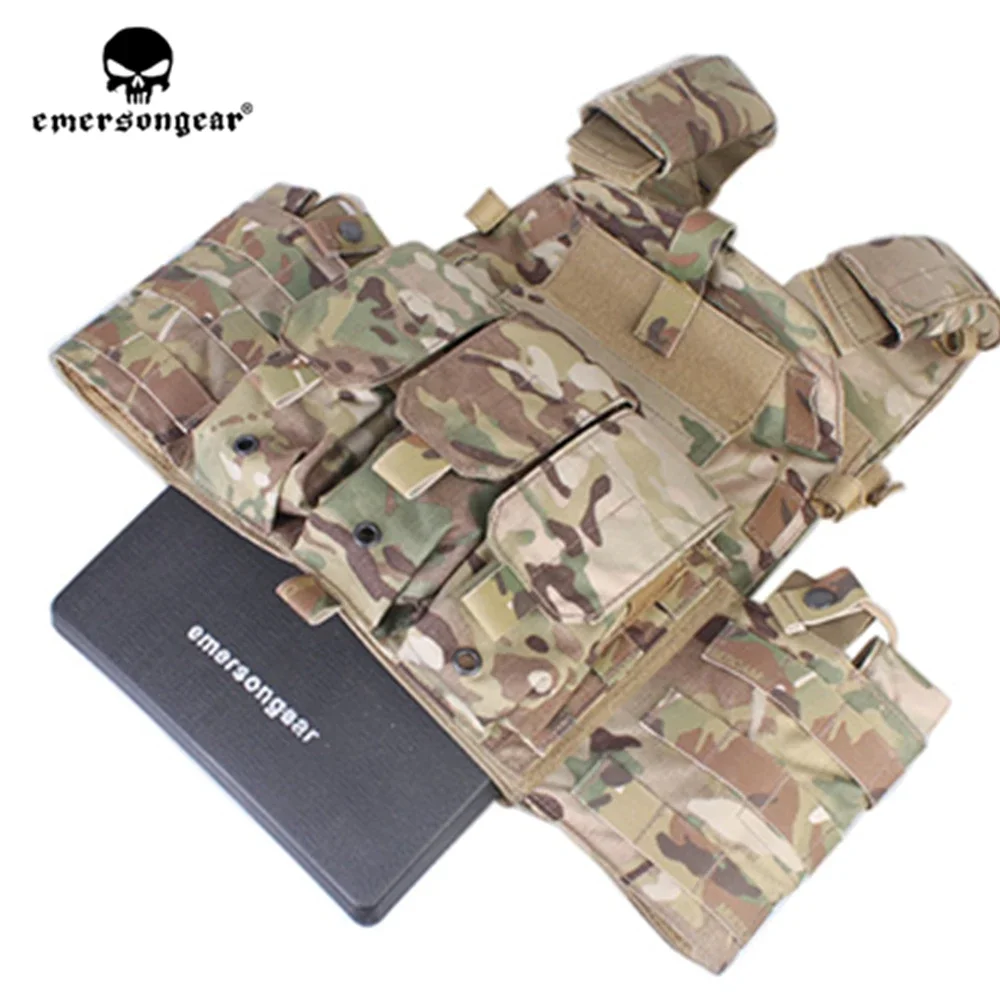 Emersongear chaleco portaplacas MOLLE táctico airsoft - imagen 5