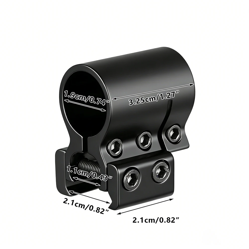 Abrazadera linterna táctica para riel Picatinny 11mm y 20mm - imagen 4