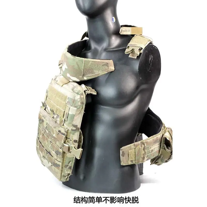 Cuello táctico de caza Airsoft, Protección Universal para el cuello, chaleco FCSK AVS CPC LVAC - imagen 4