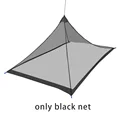 only black net