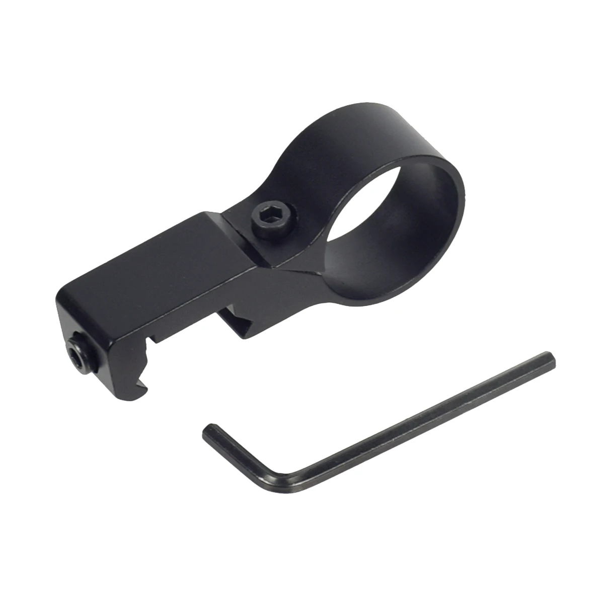 Riel Picatinny táctico ultraligero, lado compensado de 90 grados, tubo adaptador de montaje de anillo de 25,4mm, riel de 20mm para linterna, caza láser - imagen 5