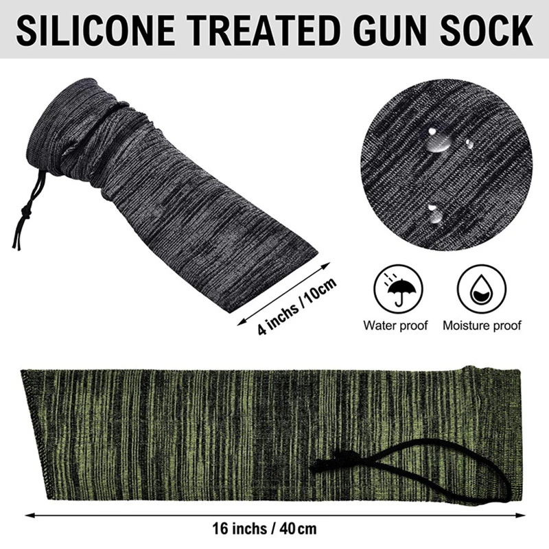 Calcetines tejidos para caza al aire libre, 54 ", poliéster, Rifle, tiro, caña de pescar, calcetín, funda protectora, funda - imagen 4