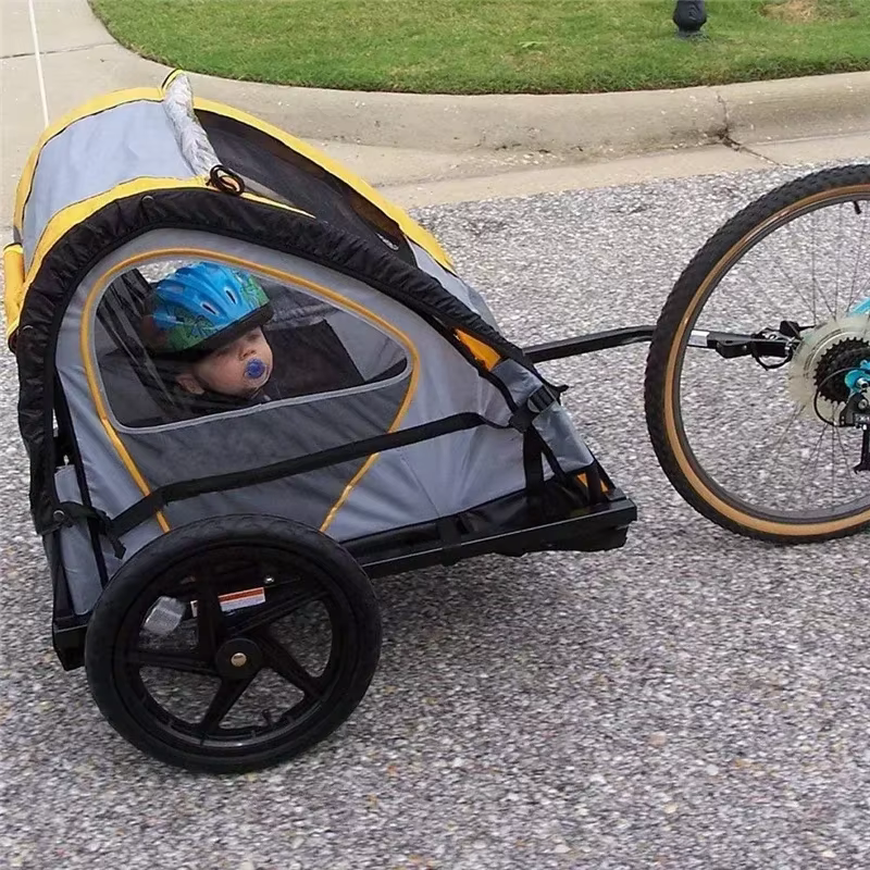 Adaptador enganche remolque bicicleta acero portaequipajes trasero - imagen 4