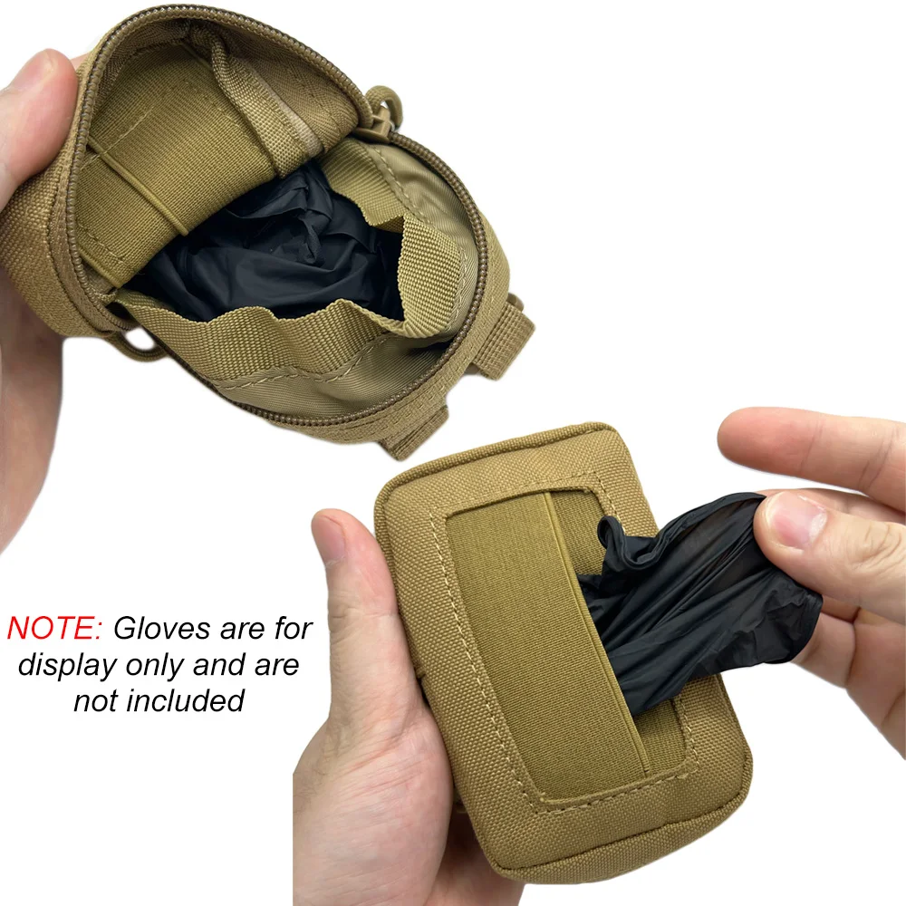 Bolsa táctica MOLLE para guantes de nailon – Emergencias y caza - imagen 2