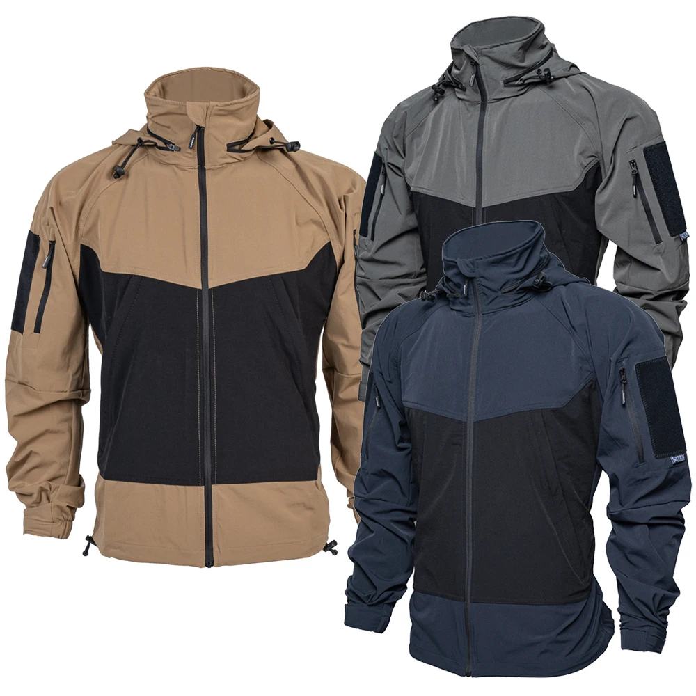 Chaqueta elástica de cuatro caras, Top táctico para desplazamientos finos de primavera y otoño al aire libre