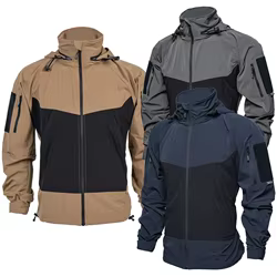 Chaqueta elástica de cuatro caras, Top táctico para desplazamientos finos de primavera y otoño al aire libre