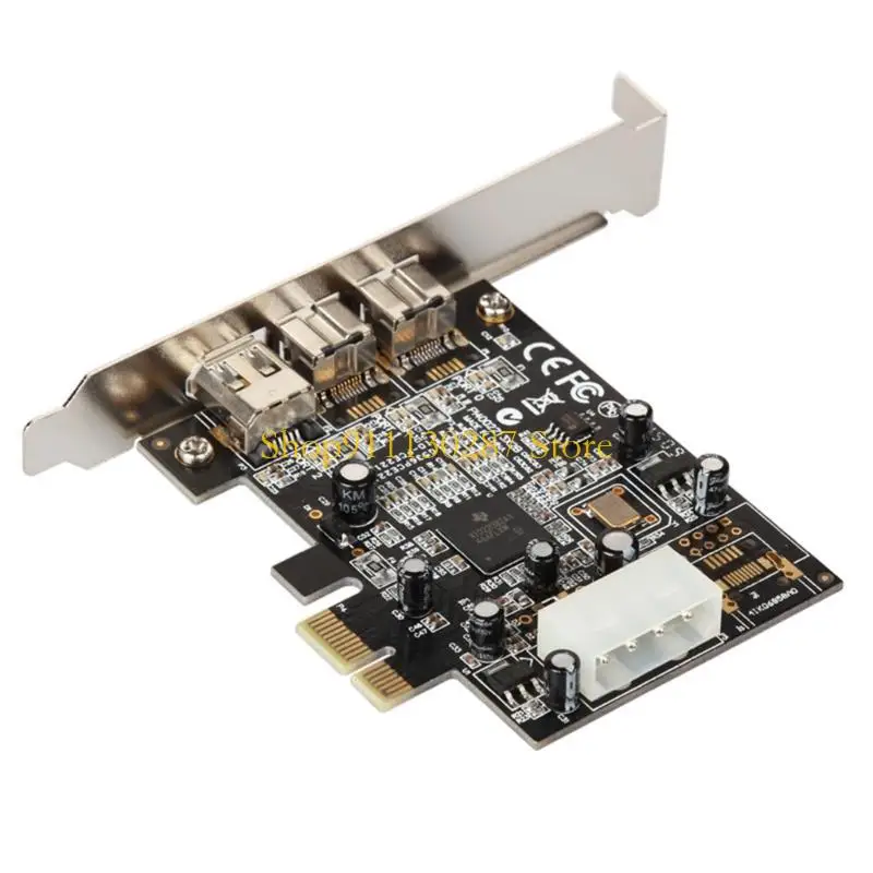 Tarjeta captura vídeo J1HC PCIE 1X a 1394, 1 tarjeta Firewire 1394A 6 pines + 2 tarjetas Firewire 1394B 9 pines - imagen 3